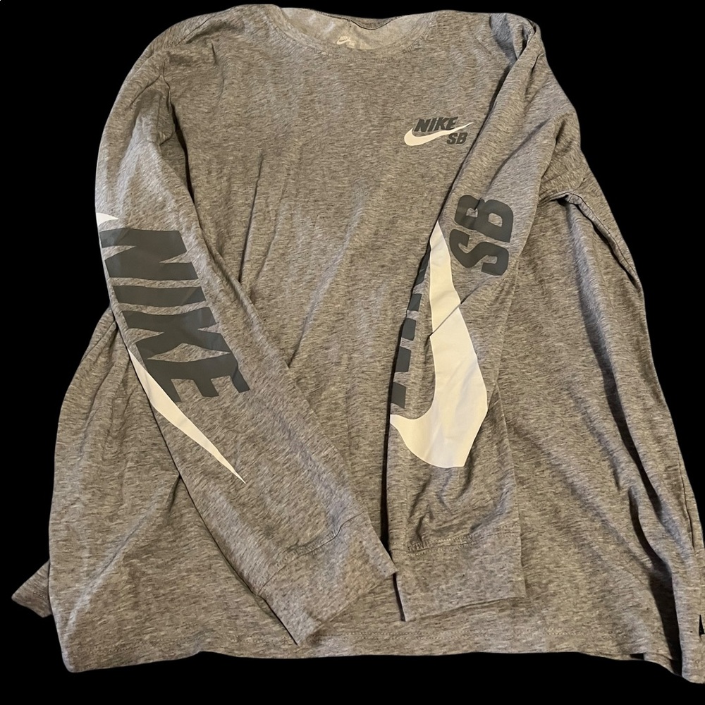 Mens Nike SB  XXL long sleeve tee grey